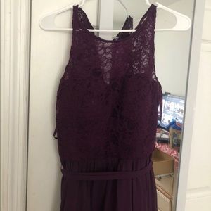 Plum dress